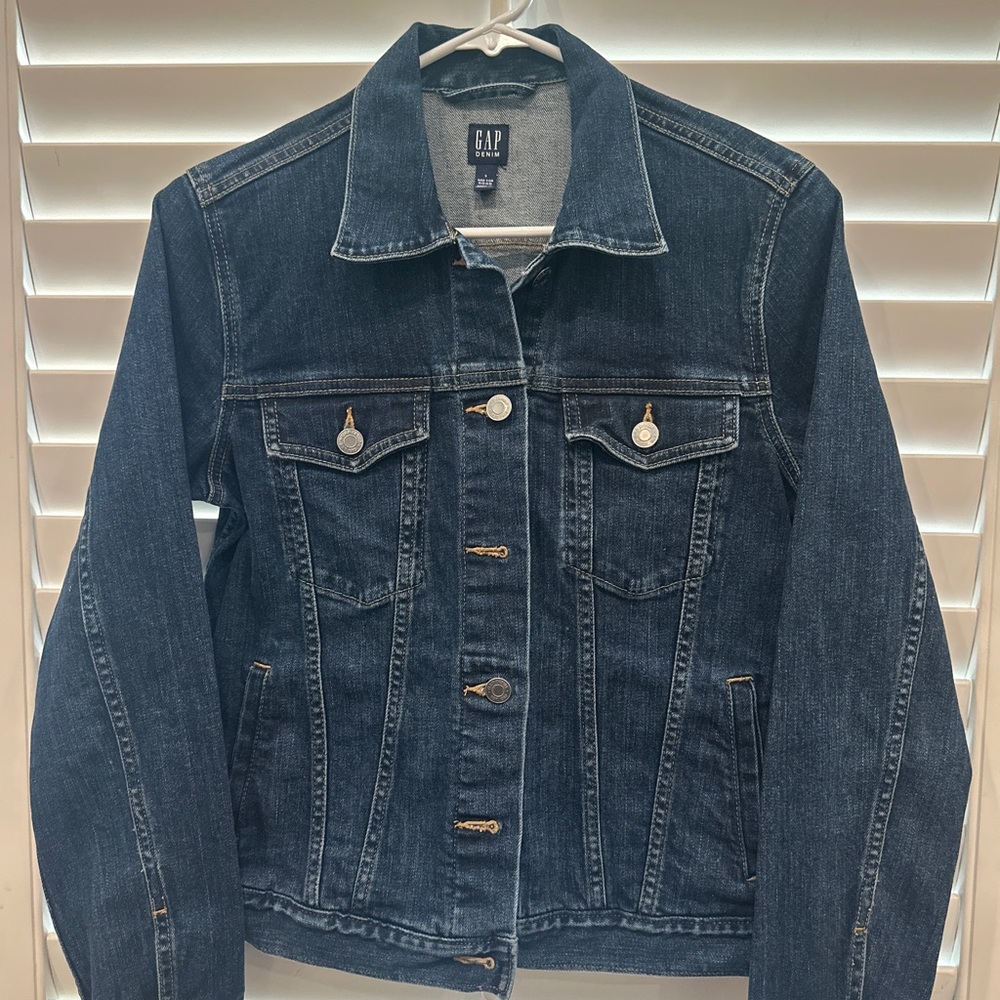 GAP Women's Dark Blue Denim Jacket